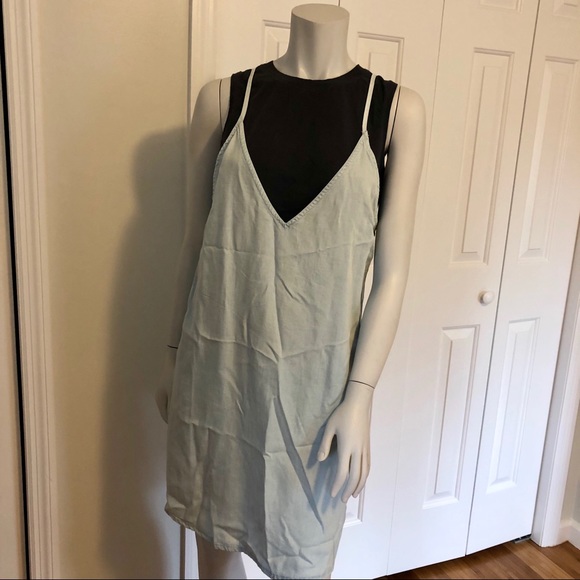 Blue denim dress - Picture 2 of 5